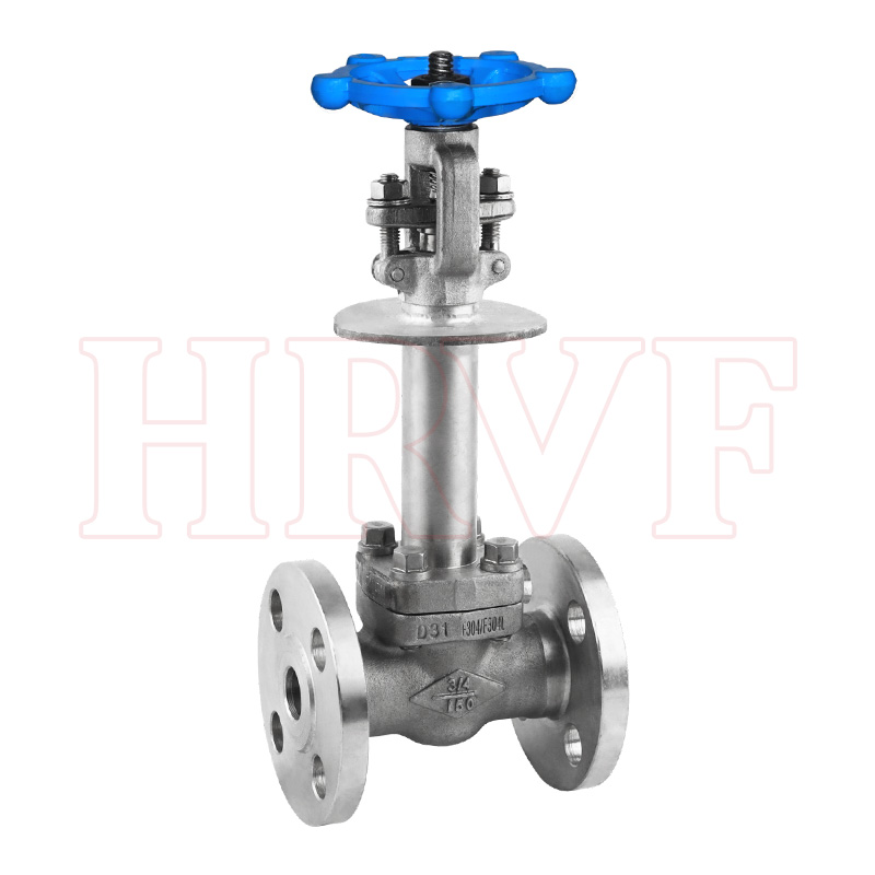 Stainless steel low-temperature gate valve