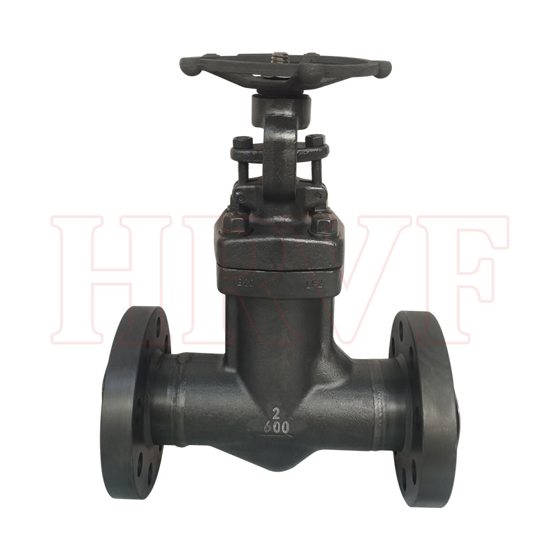 Forged steel corrugated pipe globe valve