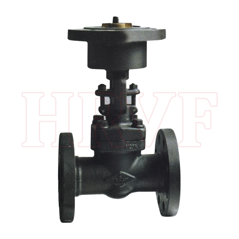 Forged steel electric gate valve