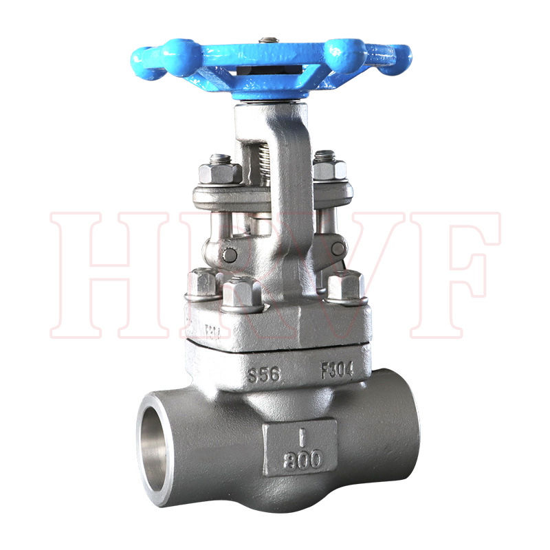 Stainless steel socket welded gate valve