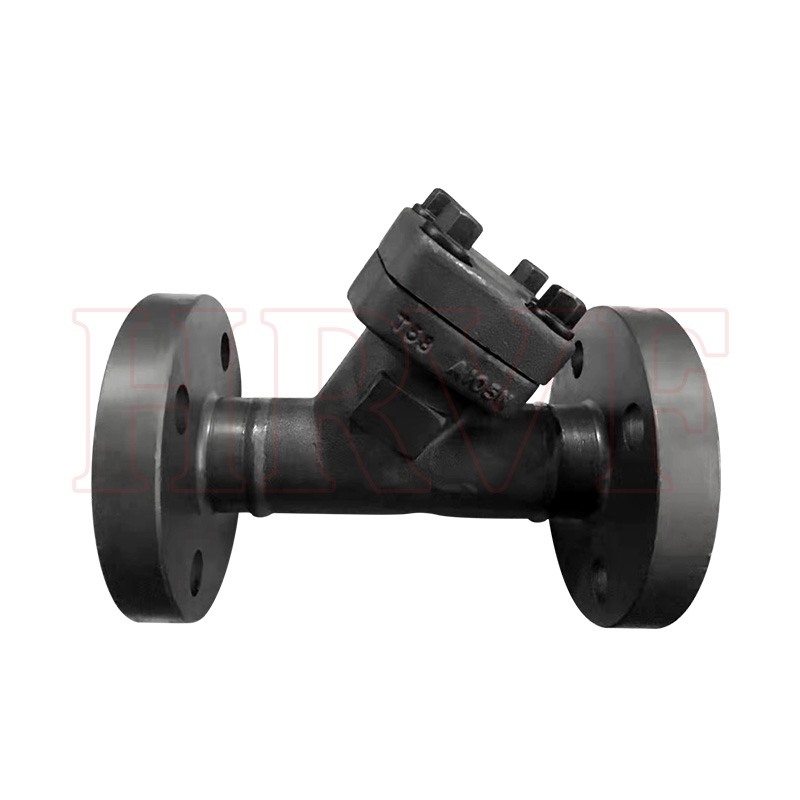 Forged steel Y-shaped check valve