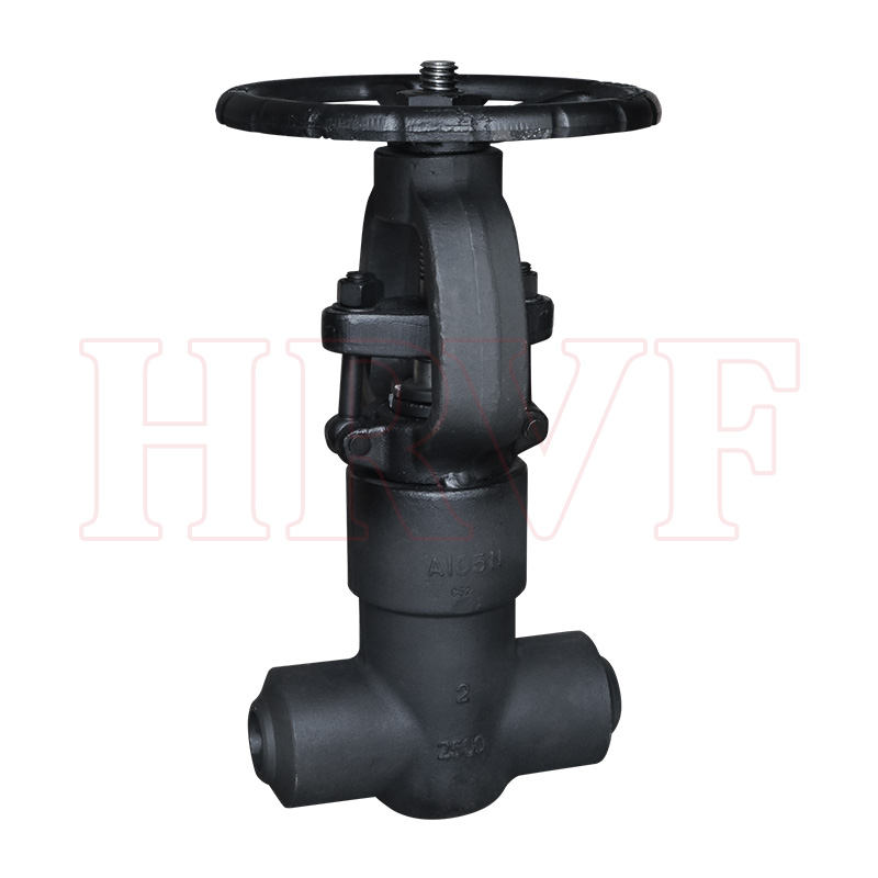 Forged steel self sealing butt welded gate valve