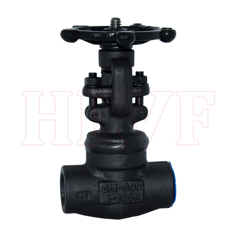 Central welded gate valve